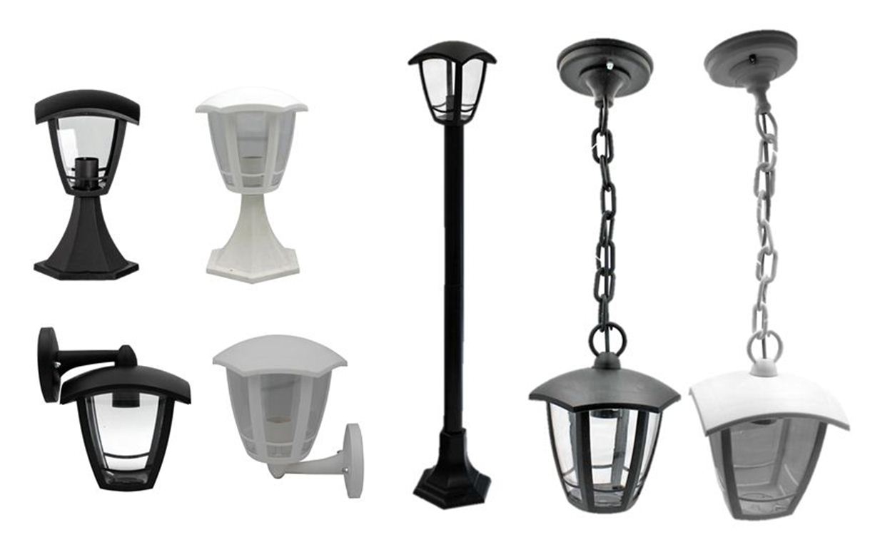Cадово-парковые светильники серии "Сити" (пластик, IP44)